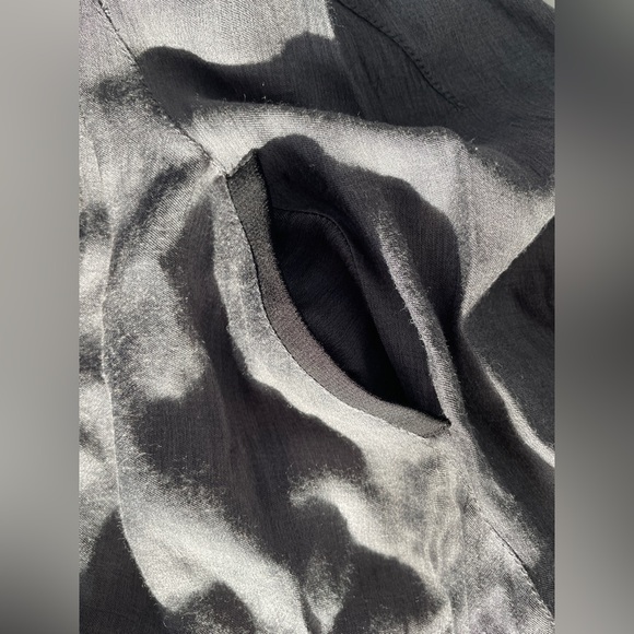 3/25 Grey/Black MADO et les Autres Flowy Boho Style Bubble Dress with Pockets - Picture 6 of 11